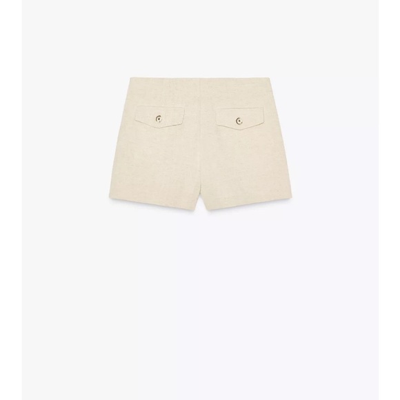 Zara Linen Halter Vest and Seamed Shorts set size Medium M - Picture 9 of 9